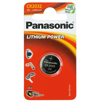Pile bouton Panasonic CR2032