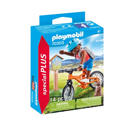 MOUNTAINBIKER/CYCLISTE + MARMOTTE