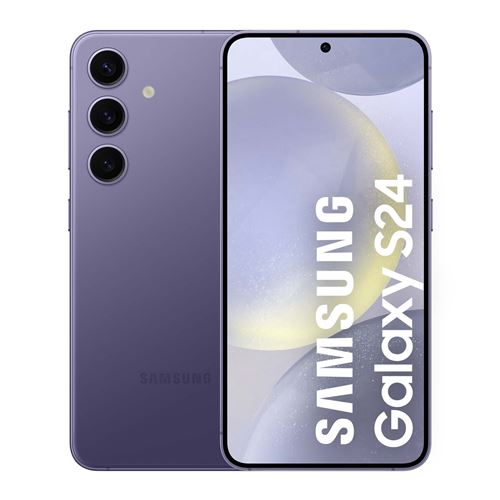 Smartphone Samsung Galaxy S24 6,2"" 5G Nano SIM 128 Go Indigo État correct - Samsung reconditionné disponible sur Fnac