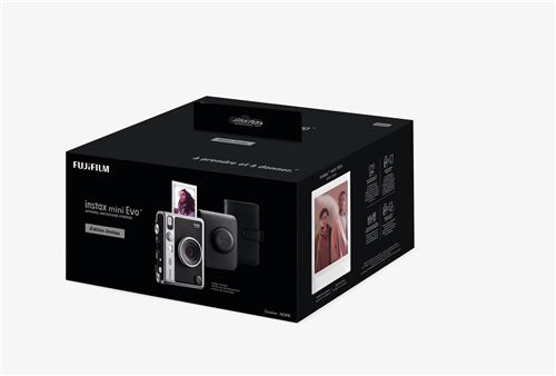 Pack Premium Appareil photo instantané Fujifilm instax mini Evo™ 2025 + Housse de protection + Album photo