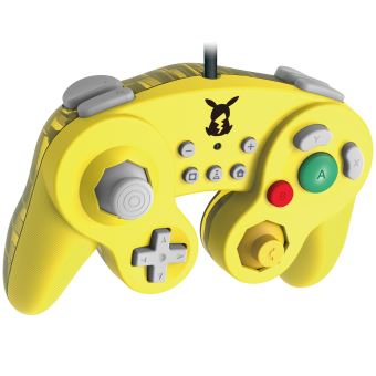 Manette Nintendo Switch filaire Hori Battle Pad Pokémon Pikachu