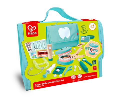 Jeu d'imitation Hape Kit du petit dentiste