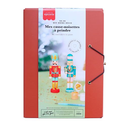 Kit DIY home deco La Petite Epicerie Mes casse-noisettes à peindre