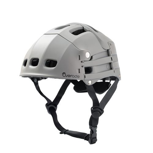 Casque de vélo pliable Overade Zoom Taille S-M Gris