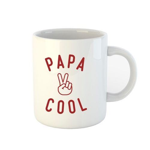 Mug Kapsul Papa Cool Blanc et Rouge