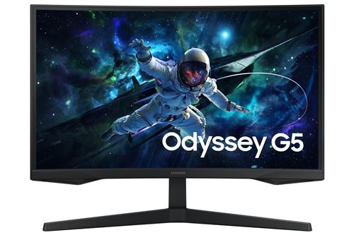 Ecran PC Gaming Samsung Odyssey G55C 27 Incurvé QHD Noir