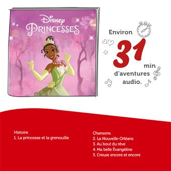 Conteuse d’histoires Tonies Disney La Princesse et la Grenouille Modèle aléatoire