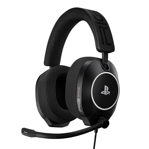 Casque gaming filaire Nacon Rig R5 Pro HS Noir pour PS5 et PS4