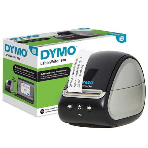 Imprimante D'Étiquettes Dymo Labelwriter 550 Noir Et Gris