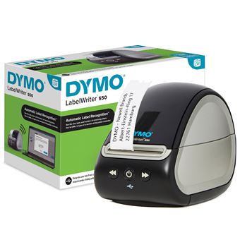 DYMO LabelWriter 550 - Etikettendrucker - Thermodirekt - Rolle (6,2 cm) - 300 x 300 dpi - bis zu 62 Etiketten/Min. - USB 2.0 - 1