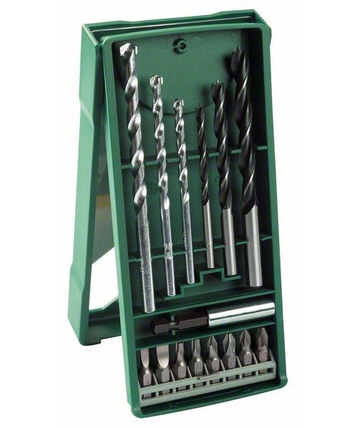 Set mélangé Mini-X-Line Bosch 15 pièces