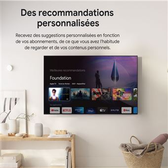 Google Chromecast avec Google TV (HD) - Lecteur multimédia