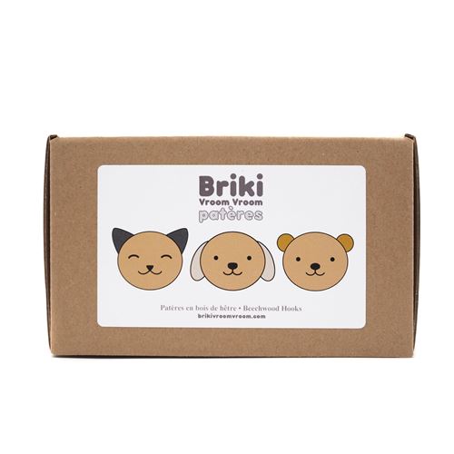 BRIKI SET 3 PATERES ANIMAUX