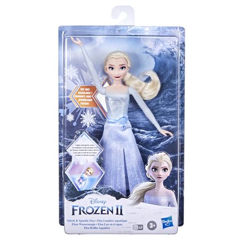 Poupée Disney Frozen La Reine des Neiges 2 Elsa Lumières Aquatiques