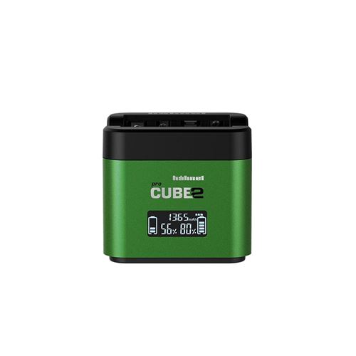 Chargeur Hähnel Procube 2 pour caméra Fujifilm Vert
