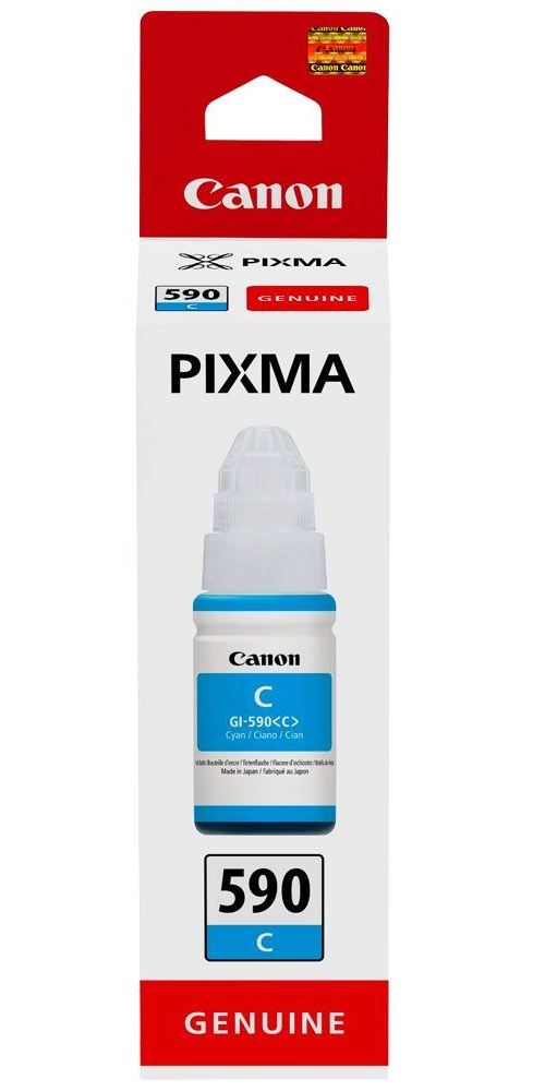 Bouteille d'encre Canon Pixma GI-590C Cyan 70 ml