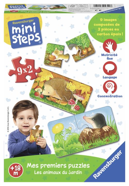 Mes Premiers Puzzles Les Animaux Du Jardin Ravensburger