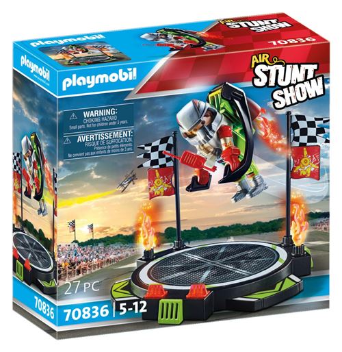 Playmobil 70836 Air Stuntshow Pilote Fusée