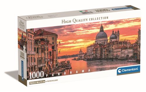 Puzzle 1000 pièces Clementoni Panorama Venise