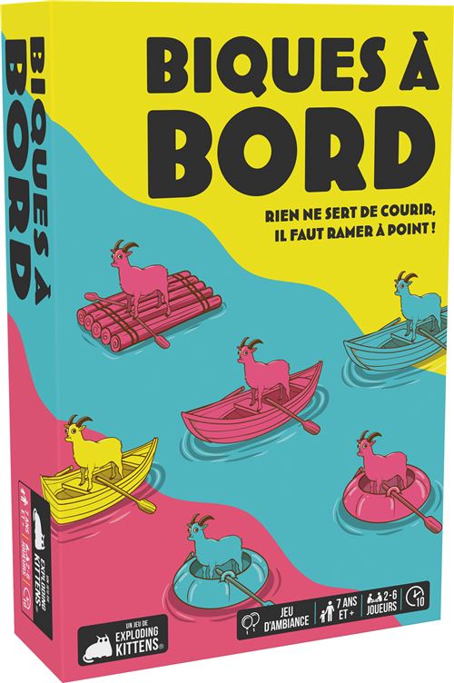 Jeu d'ambiance Asmodee Biques à bord - Asmodee