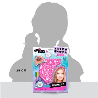 Kit créatif Style For Ever Bandana à colorier Modèle aléatoire