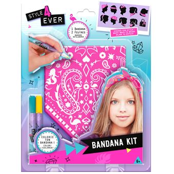 Kit créatif Style For Ever Bandana à colorier Modèle aléatoire