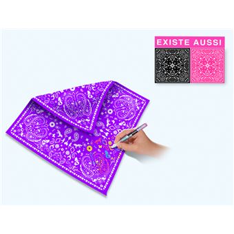 Kit créatif Style For Ever Bandana à colorier Modèle aléatoire