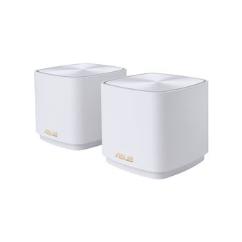 Pack de 2 Routeurs sans fil Bi-bande Asus ZenWiFi XD4 Plus Blanc