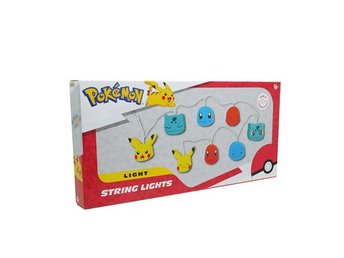 Guirlande Lumineuse 8 LED Personnages Pokémon Déco Intérieure 2.6m Neuf - vue 3