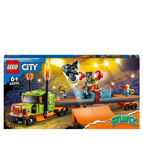 Lego City Lego® City 60294 Le Camion De Spectacle Des Cascadeurs