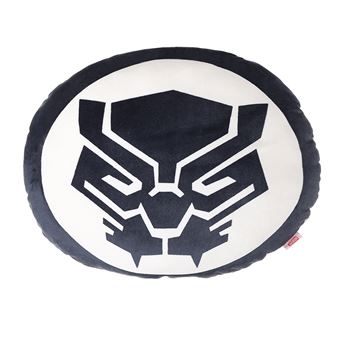 Coussin et couverture Miniso Marvel Black Panther Noir et blanc