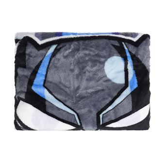 Coussin et couverture Miniso Marvel Black Panther Noir et blanc