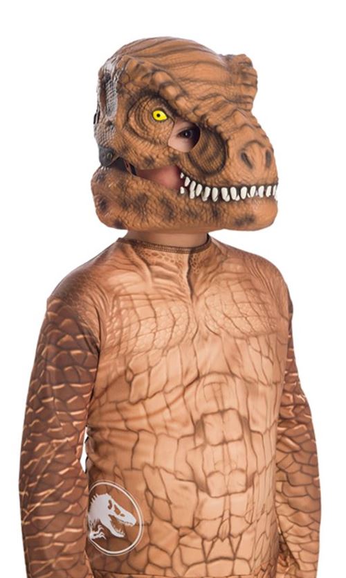 Masque T-rex avec mâchoire articulée Rubie's France Marron