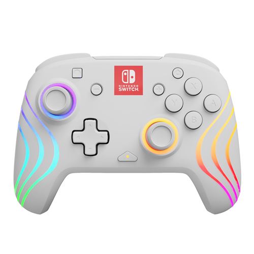 Manette sans fil Pdp Afterglow Wave Blanc pour Nintendo Switch