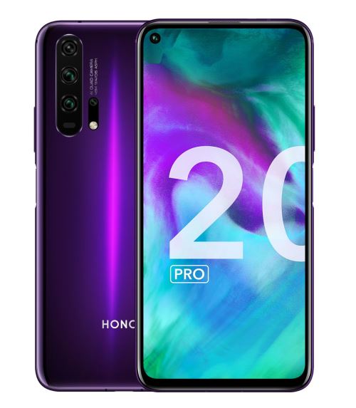 Smartphone Honor 20 Pro Double SIM 256 Go Phantom Black Purple