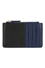 P CARTE ZIP BLEU ET CREME