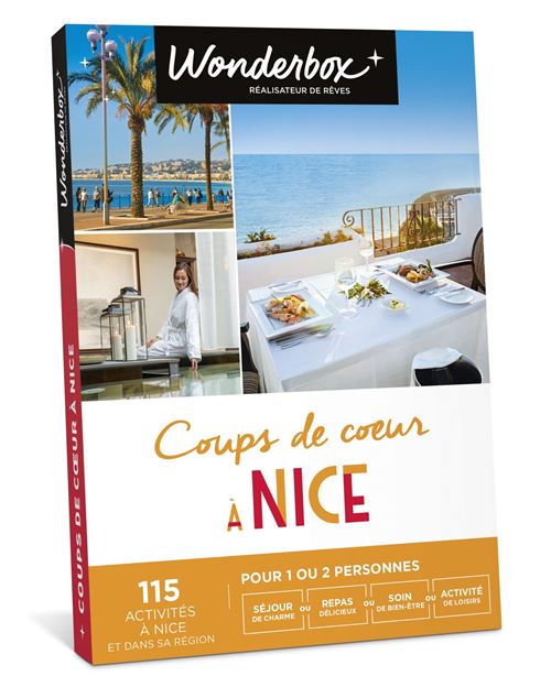Coffret cadeau Wonderbox Coups de cœur à Nice