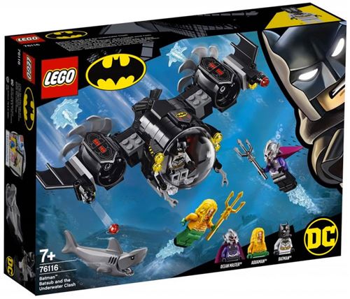 LEGO® DC Comics Super Heroes 76116 Le Bat-Sous-Marin de Batman™ et le combat sous l'eau