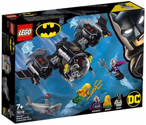 DC Comics Super Heroes 76116 Le Bat-Sous-Marin de Batman et le combat sous l'eau
