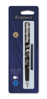 WATERMAN Allure Stylo plume, couleur camouflage, plume fine, encre bleue, sous blister