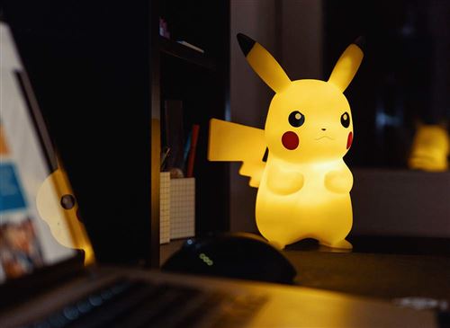 Lampe LED avec télécommande Pokémon - 40 cm - Pikachu - Produits dérivés  jeux vidéo - Autour du jeu vidéo