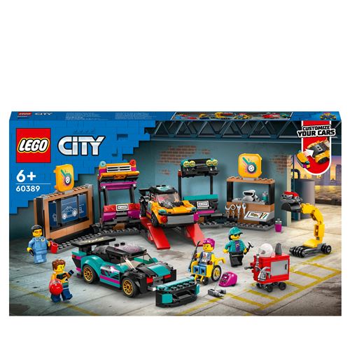 LEGO® City 60389 Le garage de customisation