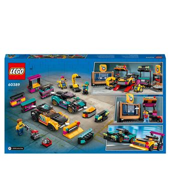 LEGO City 60389 Garage de voiture personnalisé avec 2 voitures