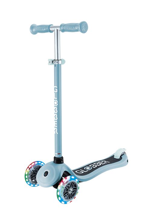 Trottinette Enfant Globber Primo Lights Sarcelle Bleu