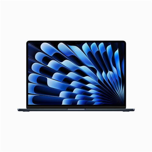 Apple MacBook Air 15.3'' 512 Go SSD 8 Go RAM Puce M2 CPU 8 cœurs GPU 10 cœurs Minuit