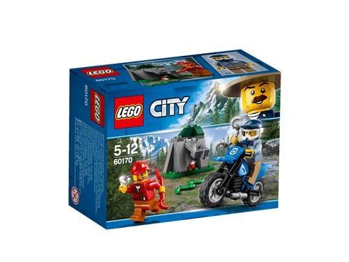 LEGO® City Police 60170 La poursuite en moto tout-terrain