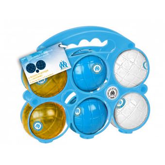 Set de 6 boules de pétanque en plastique OM