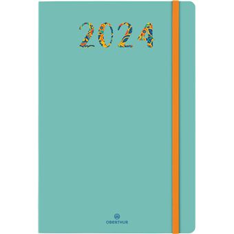 Agenda civil semainier Oberthur 2024 15 FSC Merida Violet