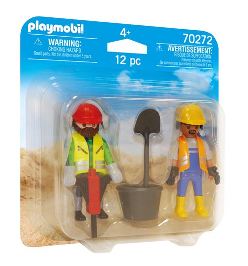 Playmobil La construction 70272 Ouvriers de chantier