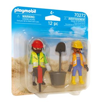 Playmobil La construction 70272 Ouvriers de chantier